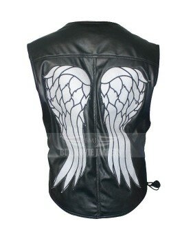 The Walking Dead Angel Daryl Dixon Leather Vest