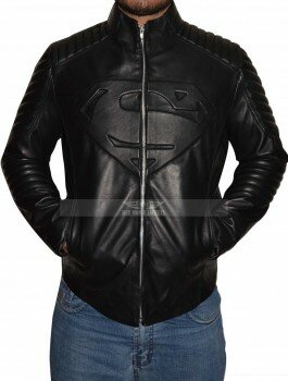Man Of Steel Black Superman Jacket Man Of Steel Black Superman Jacket