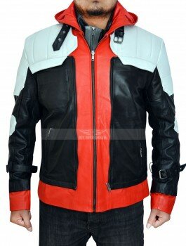Batman Arkham Knight Red hood Leather Jacket & Vest Batman Arkham Knight Red hood Leather Jacket & Vest