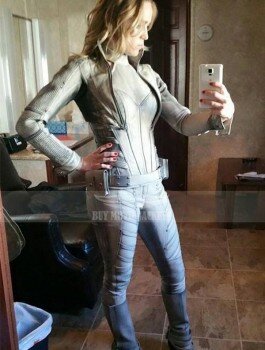 Legends of Tomorrow White Canary Leather Jacket